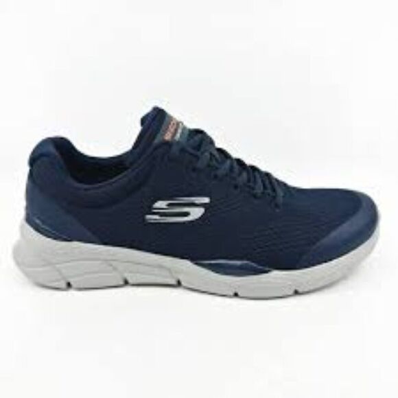 Skechers Equalizer 4 Navy Gray Sneakers 232022 Men's Size 14 Shoes - Picture 1 of 16